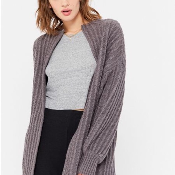 UO TBD Ava open cardigan grey xs - Picture 1 of 6